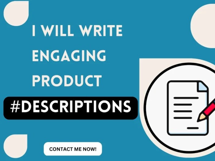 Writing Engaging Product Descriptions